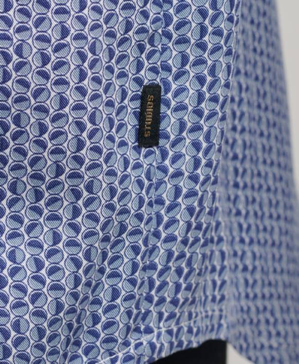 erkekler Superdry mavi 70'ler gömlek NNTB180