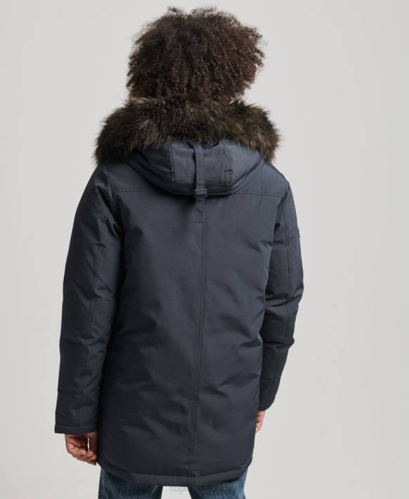 erkekler Superdry Donanma çaylak aşağı parka ceket NNTB4549