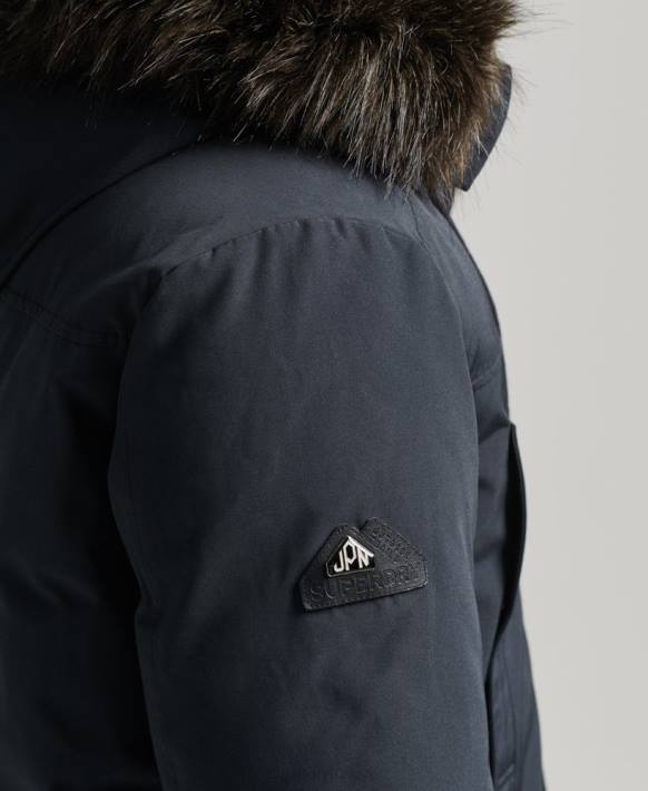 erkekler Superdry Donanma çaylak aşağı parka ceket NNTB4549