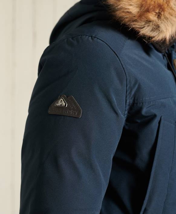 erkekler Superdry Donanma çaylak aşağı parka ceket NNTB4727