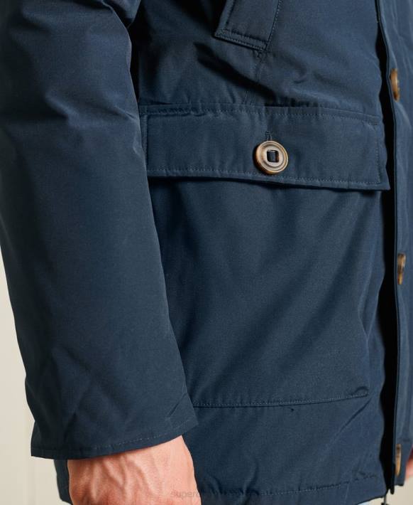 erkekler Superdry Donanma çaylak aşağı parka ceket NNTB4727