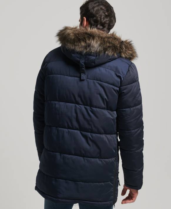 erkekler Superdry Donanma chinook parka ceket NNTB4514