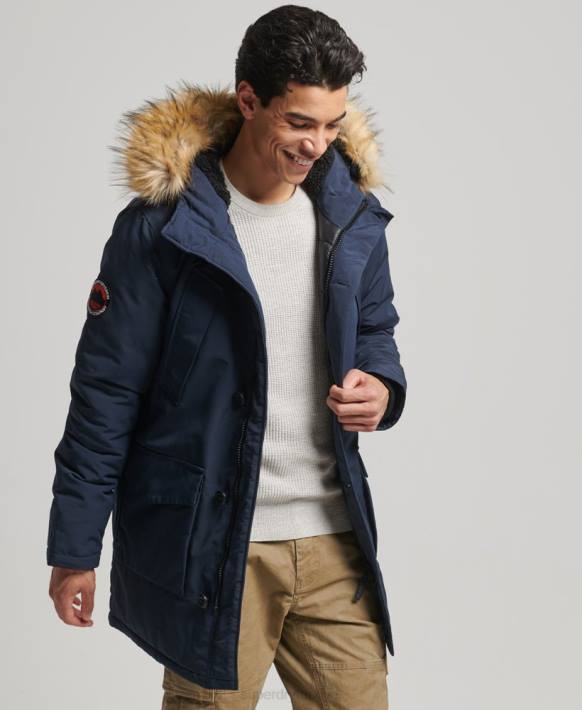 erkekler Superdry Donanma everest parka kaban NNTB1097