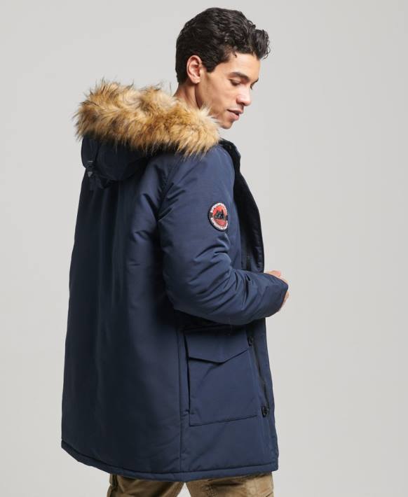 erkekler Superdry Donanma everest parka kaban NNTB1097