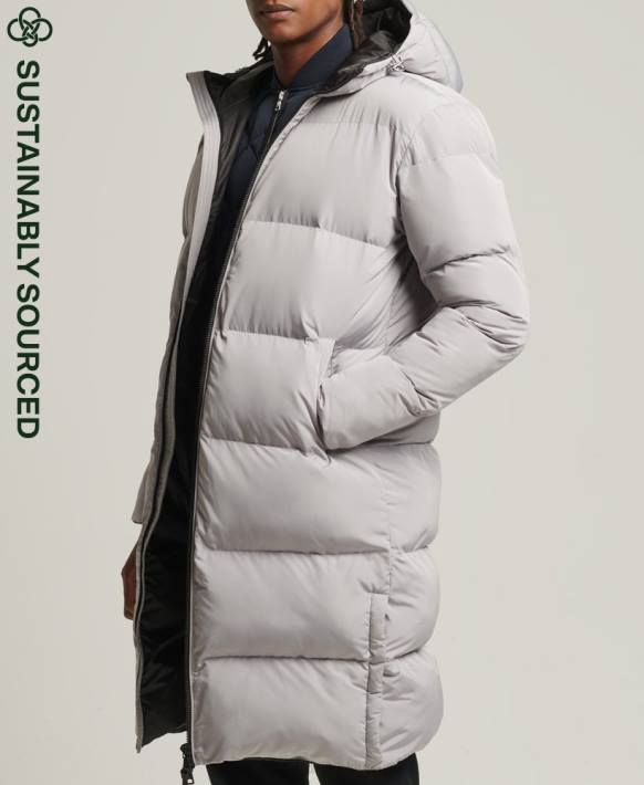 erkekler Superdry açık gri uzun çizgili nevresim NNTB1124