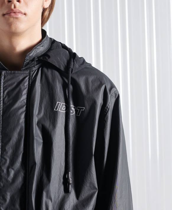 erkekler Superdry siyah sınırlı sayıda sdx freya parka kaban NNTB5552