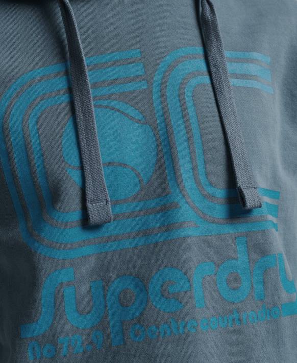 erkekler Superdry Donanma atletik kulübü kapşonlu NNTB5225