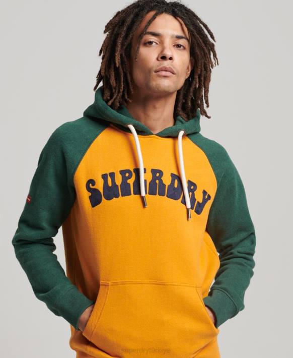 erkekler Superdry altın superbam raglan kapşonlu NNTB501