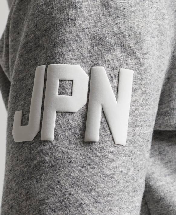 erkekler Superdry gri organik pamuklu eski logolu kapşonlu NNTB686