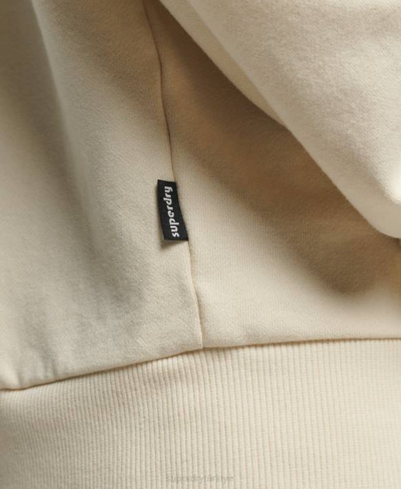 erkekler Superdry krem yaratıklar ekip sweatshirt NNTB478