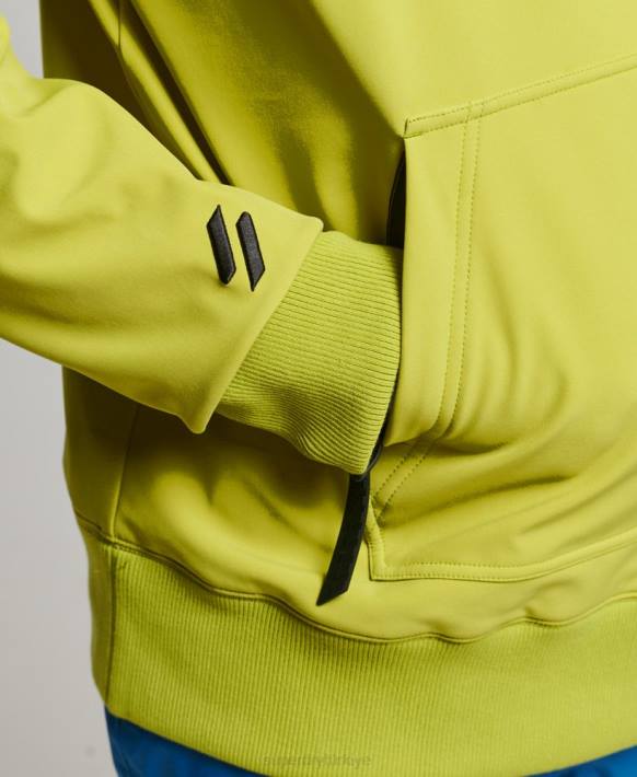 erkekler Superdry sarı kar teknoloji kapşonlu NNTB571