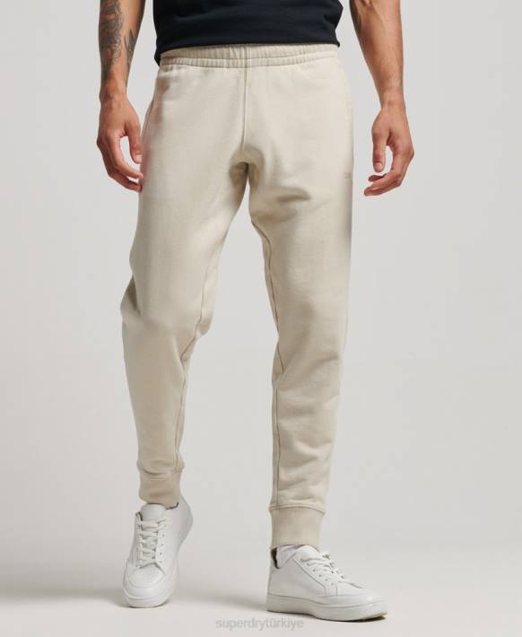 erkekler Superdry bej kod mikro logosu joggers NNTB6366