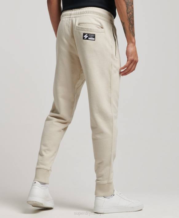 erkekler Superdry bej kod mikro logosu joggers NNTB6366