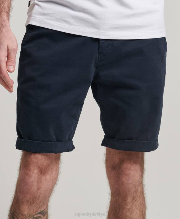 erkekler Superdry Donanma çekirdek chino şort NNTB247