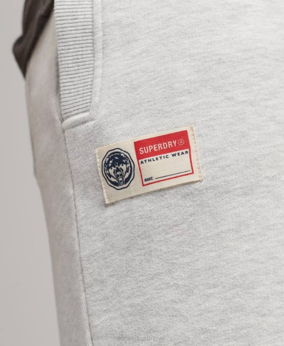 erkekler Superdry açık gri eski atletik şort NNTB362