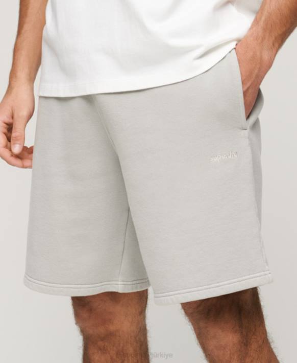 erkekler Superdry açık gri eski işareti şort NNTB297