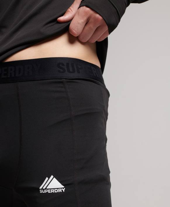 erkekler Superdry siyah taban katmanı tozlukları NNTB1374