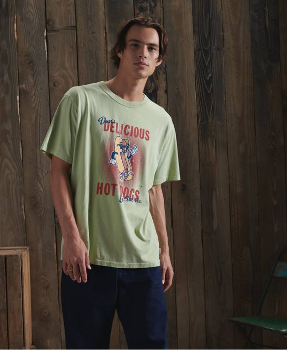 erkekler Superdry beyaz sınırlı sayıda kuru tişört NNTB4980