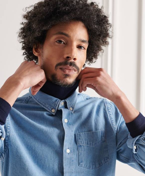 erkekler Superdry Donanma merinos sarmal jumper NNTB1346