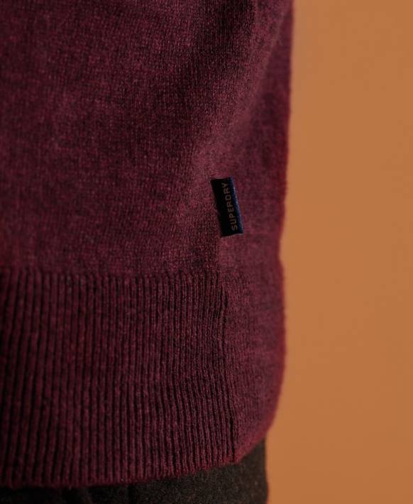 erkekler Superdry kırmızı turuncu etiketli ekip atlayıcısı NNTB1351