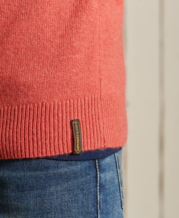 erkekler Superdry turuncu harlo ekip atlayıcısı NNTB5281