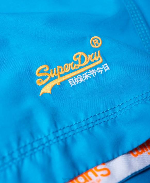 erkekler Superdry mavi su topu yüzme şortu NNTB444