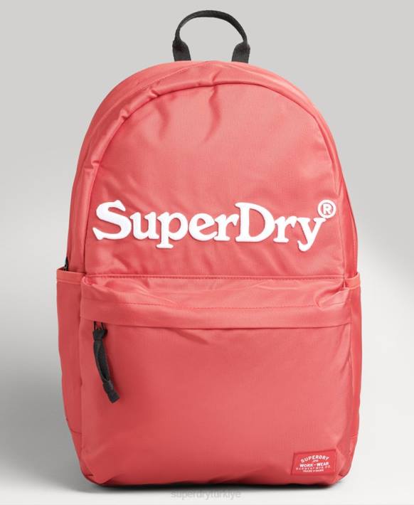 kadınlar Superdry kırmızı grafik montana sırt çantası NNTB1737