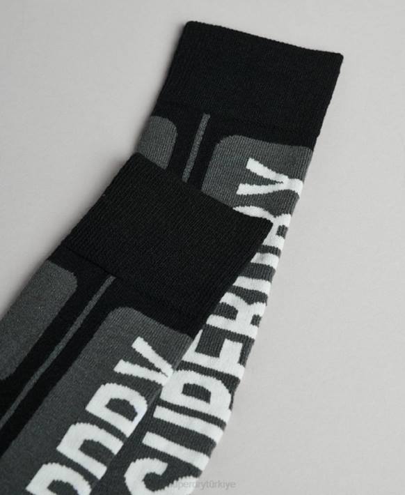 kadınlar Superdry çok kar çorabı ikili paket NNTB4110