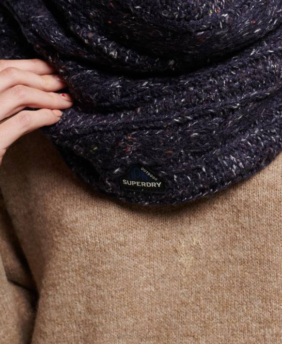 kadınlar Superdry Donanma gracie kablosu snood NNTB4324