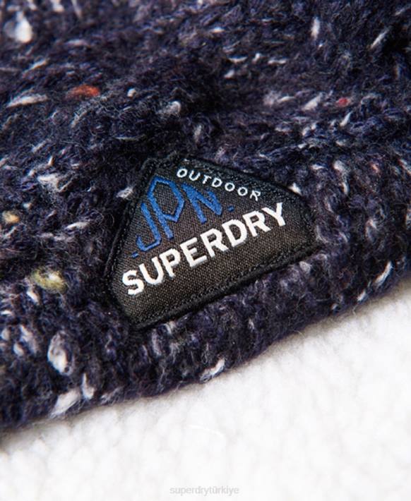 kadınlar Superdry Donanma gracie kablosu snood NNTB4324