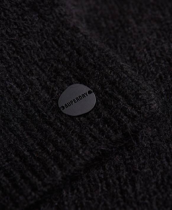 kadınlar Superdry siyah lüks eşarp NNTB6617