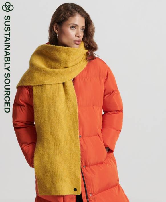 kadınlar Superdry yeşil lüks eşarp NNTB4300