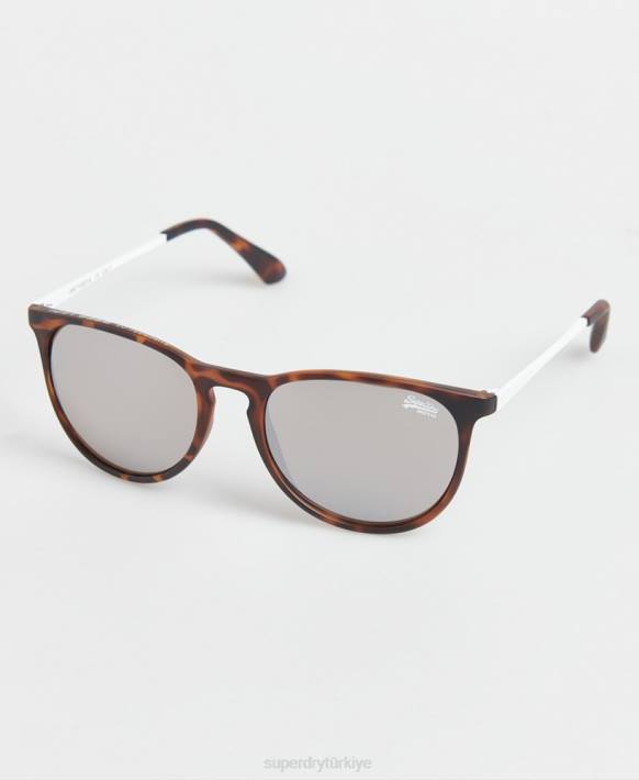 kadınlar Superdry kahverengi ellen güneş gözlüğü NNTB4329