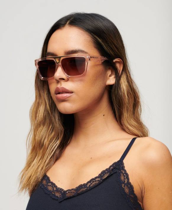 kadınlar Superdry pembe sdr hollanda güneş gözlüğü NNTB2050