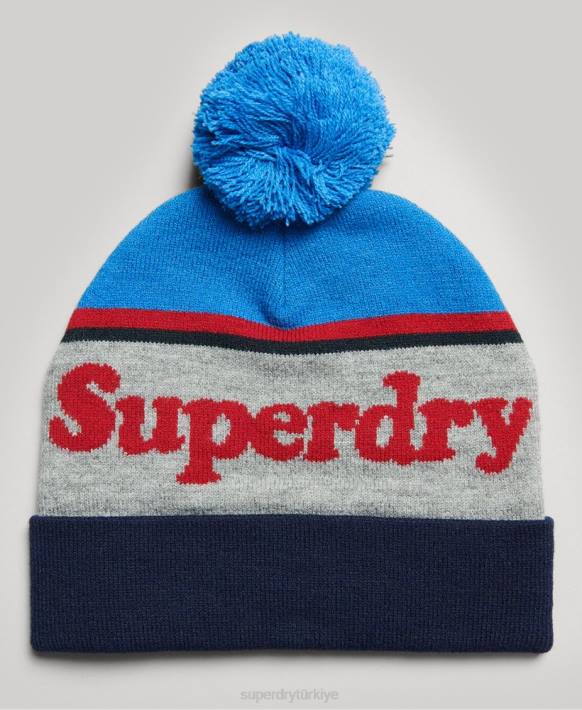 kadınlar Superdry Donanma essential logolu bere NNTB4233