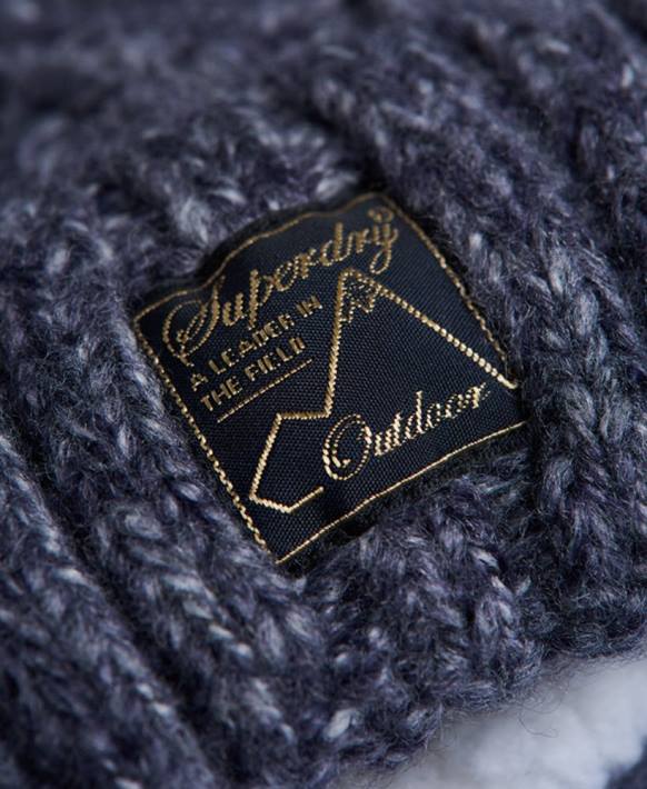 kadınlar Superdry Donanma tüvit kablolu bere NNTB4293