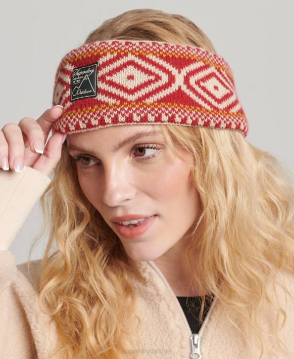 kadınlar Superdry bronzlaşmak örme kafa bandı NNTB4281