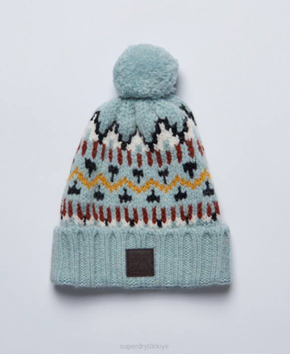 kadınlar Superdry mavi kakma bere NNTB4310