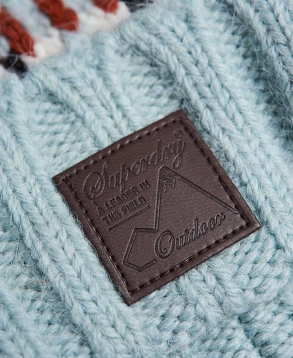 kadınlar Superdry mavi kakma bere NNTB4310