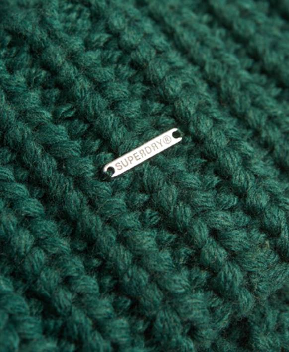 kadınlar Superdry yeşil süper tıknaz bere NNTB6672