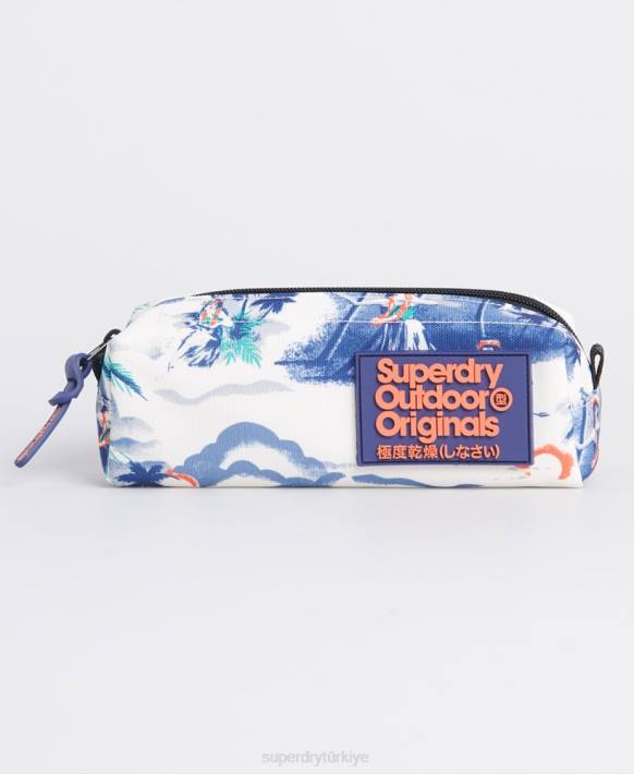 kadınlar Superdry Donanma hawaiian montana kalem kutusu NNTB6669
