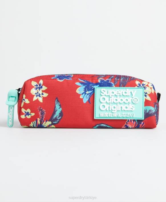 kadınlar Superdry kırmızı hawaiian montana kalem kutusu NNTB6678