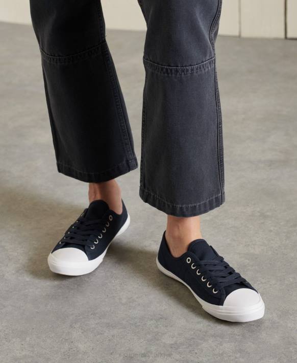 kadınlar Superdry Donanma düşük pro klasik spor ayakkabı NNTB4358