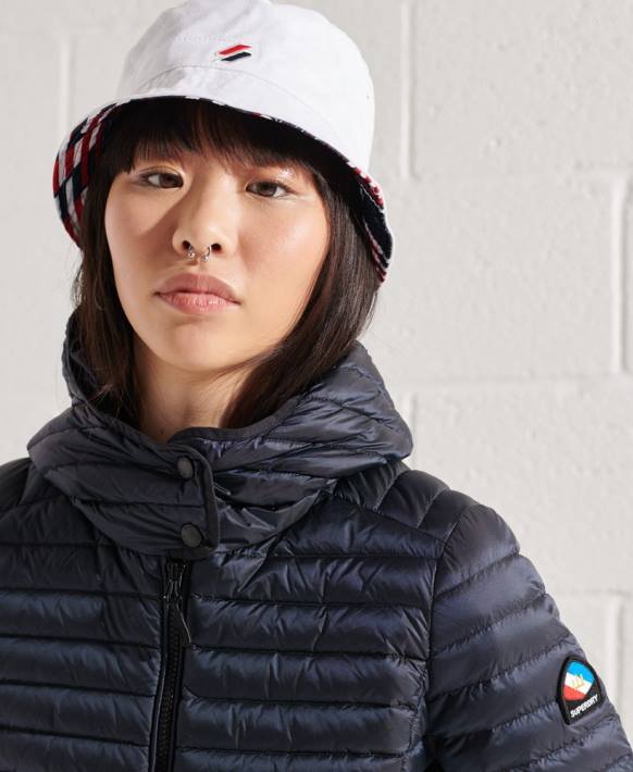 kadınlar Superdry Donanma çekirdek aşağı ceket NNTB5719