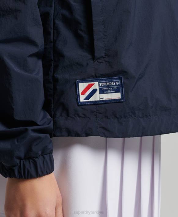 kadınlar Superdry Donanma kod temel grafik yükü NNTB5581