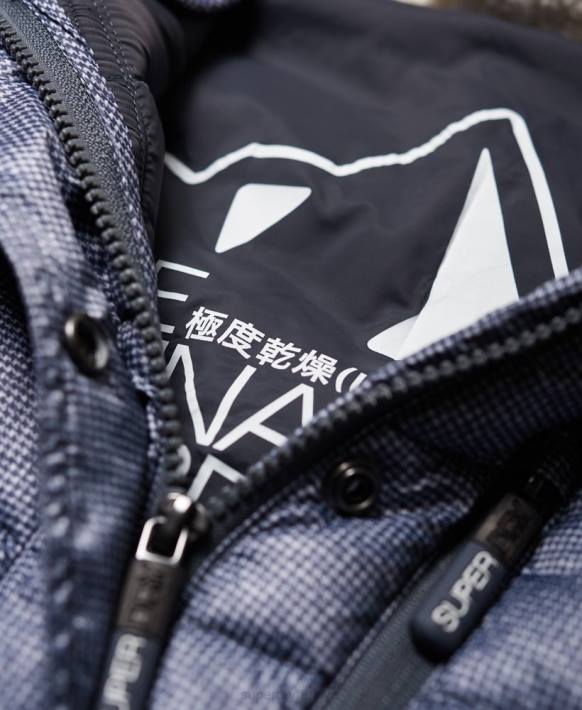 kadınlar Superdry açık gri zikzak suni kürk süper fuji ceket NNTB3829