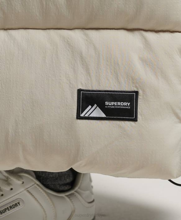 kadınlar Superdry bej yırtılmaz uzun hat kirpi jile NNTB3651