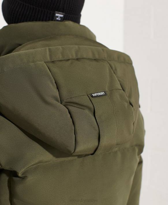 kadınlar Superdry haki kod everest bomber ceket NNTB5613