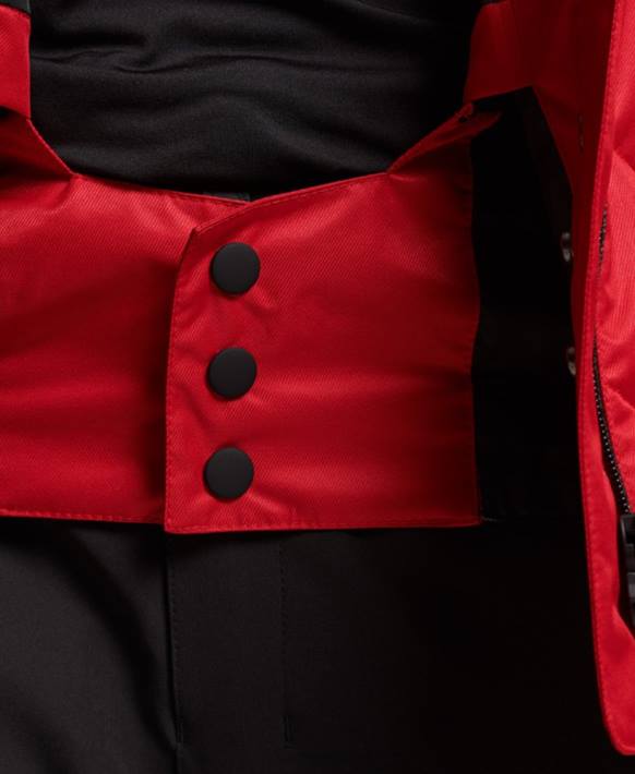 kadınlar Superdry kırmızı kar lüks şişme ceket NNTB3566