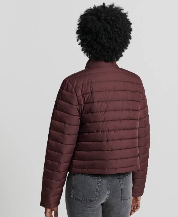 kadınlar Superdry kırmızı kutulu fuji ceket NNTB5535